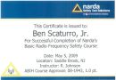  NARDA Radio Frequency Safety Certification